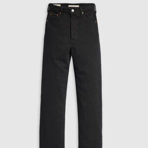 Levi's Ribcage Straight Ankle Women's Jeans - Black Sprout - 26Wx29L